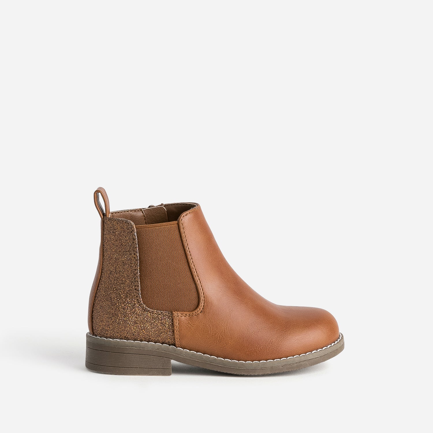 Girls tan chelsea boots top