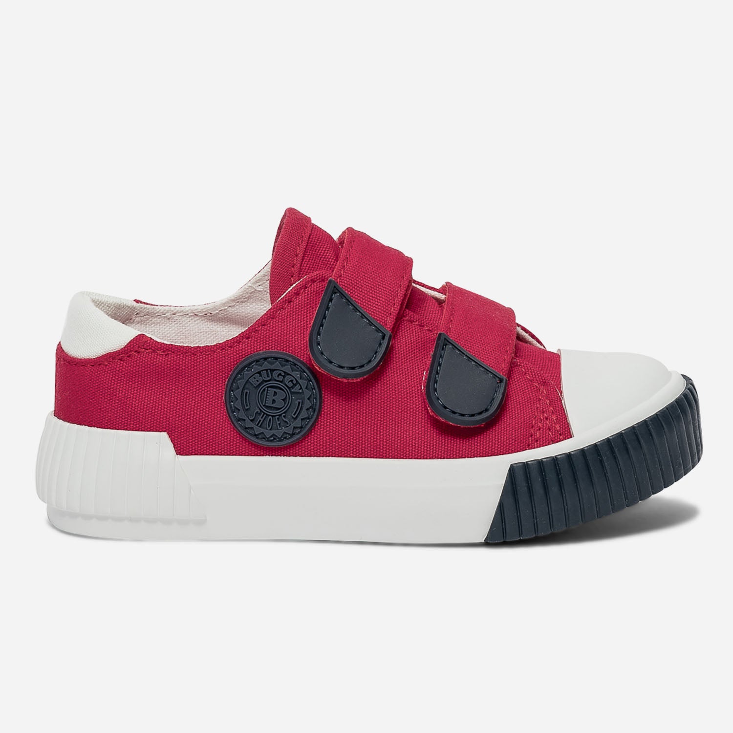 BUGGY red canvas trainers with velcro Sneakers Kids ERAM