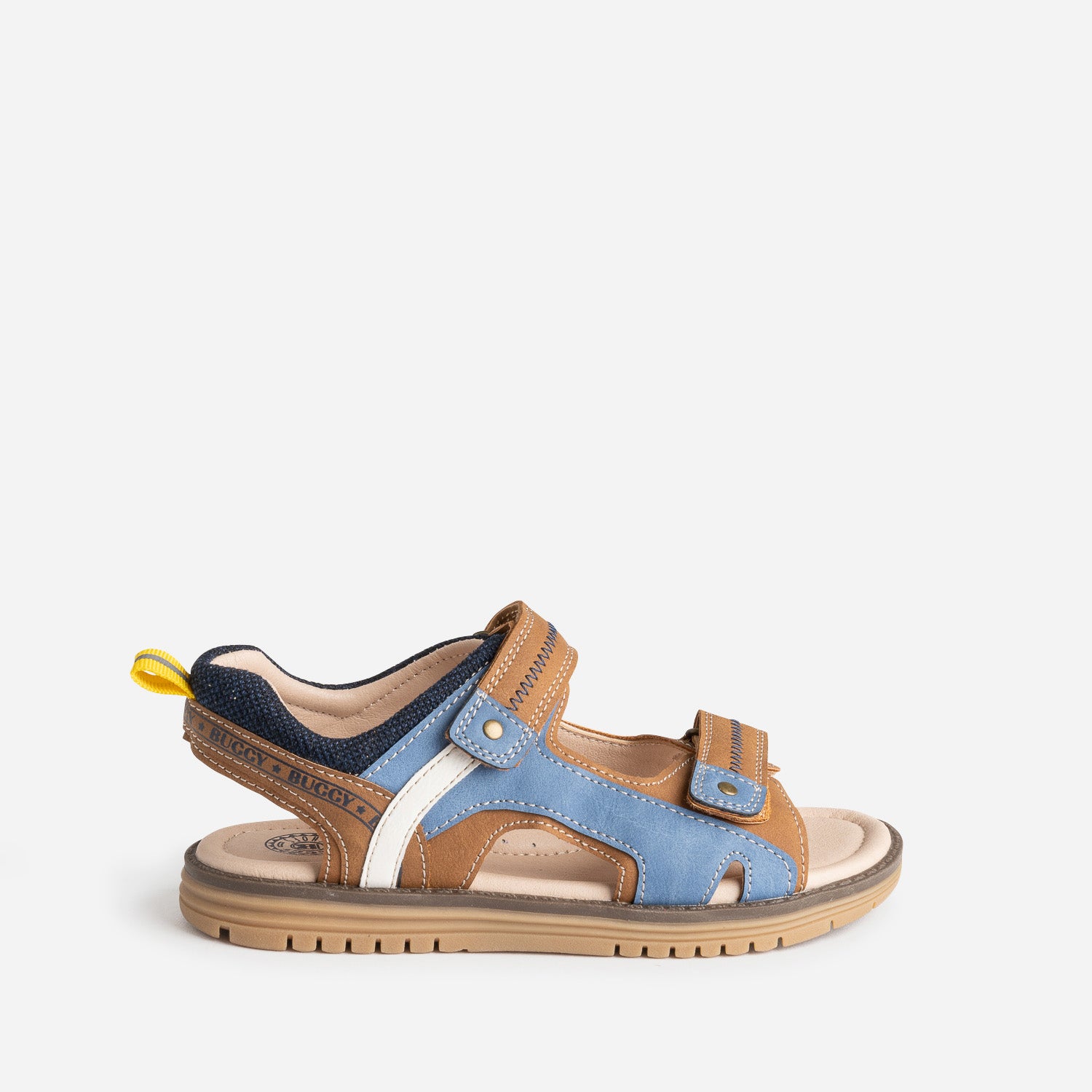 BUGGY brown and blue sandal