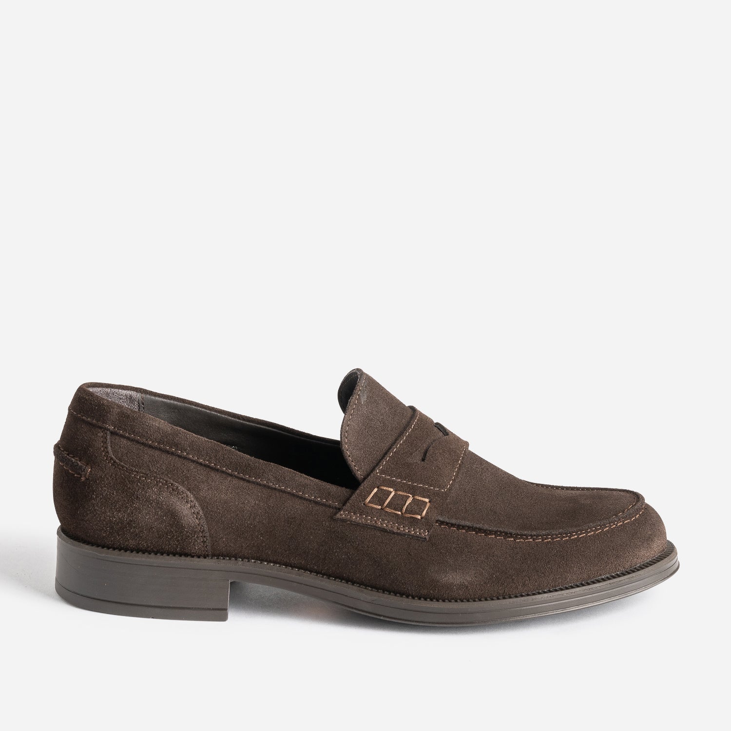 Men s brown suede moccasin