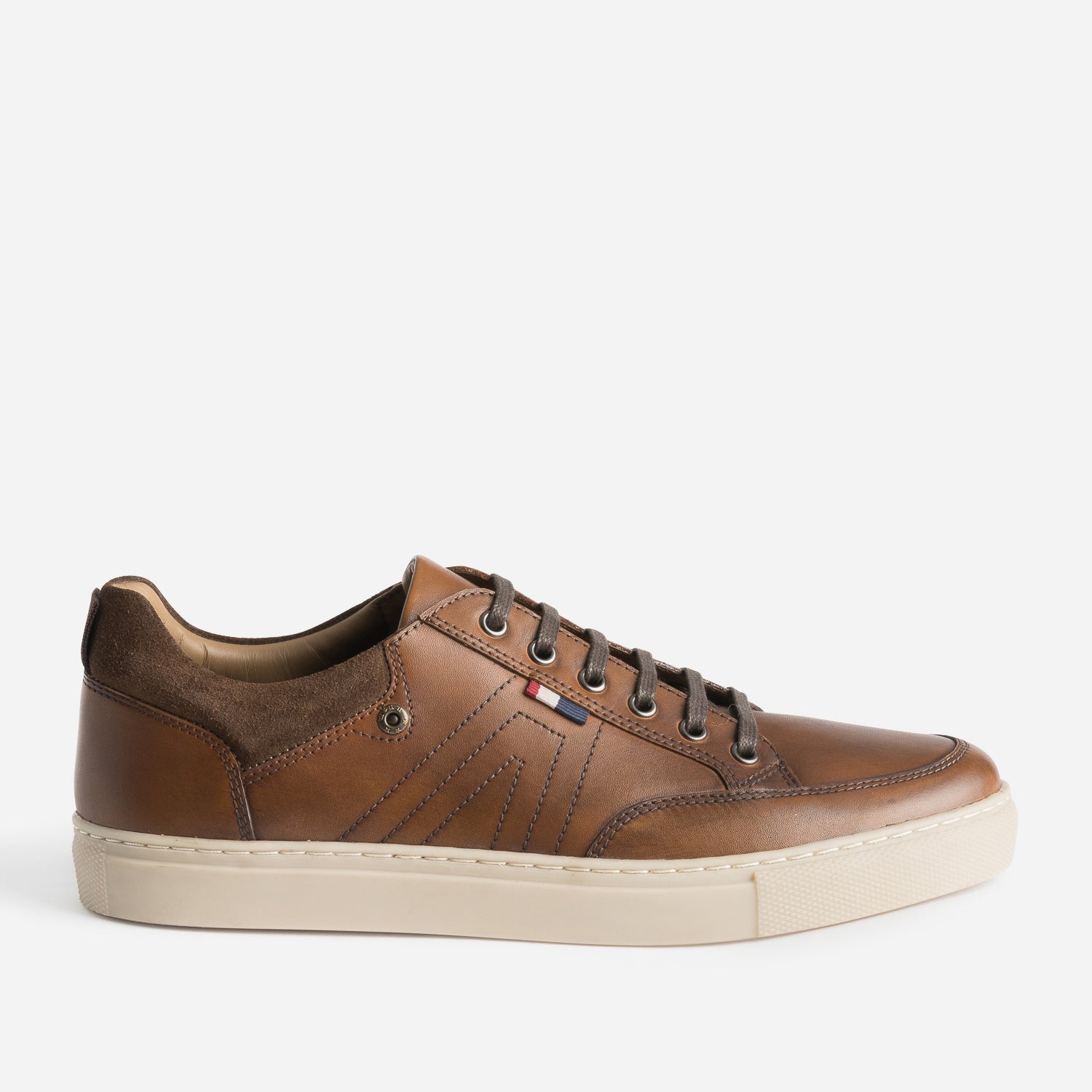 Brown leather sneakers Sneakers Men ERAM