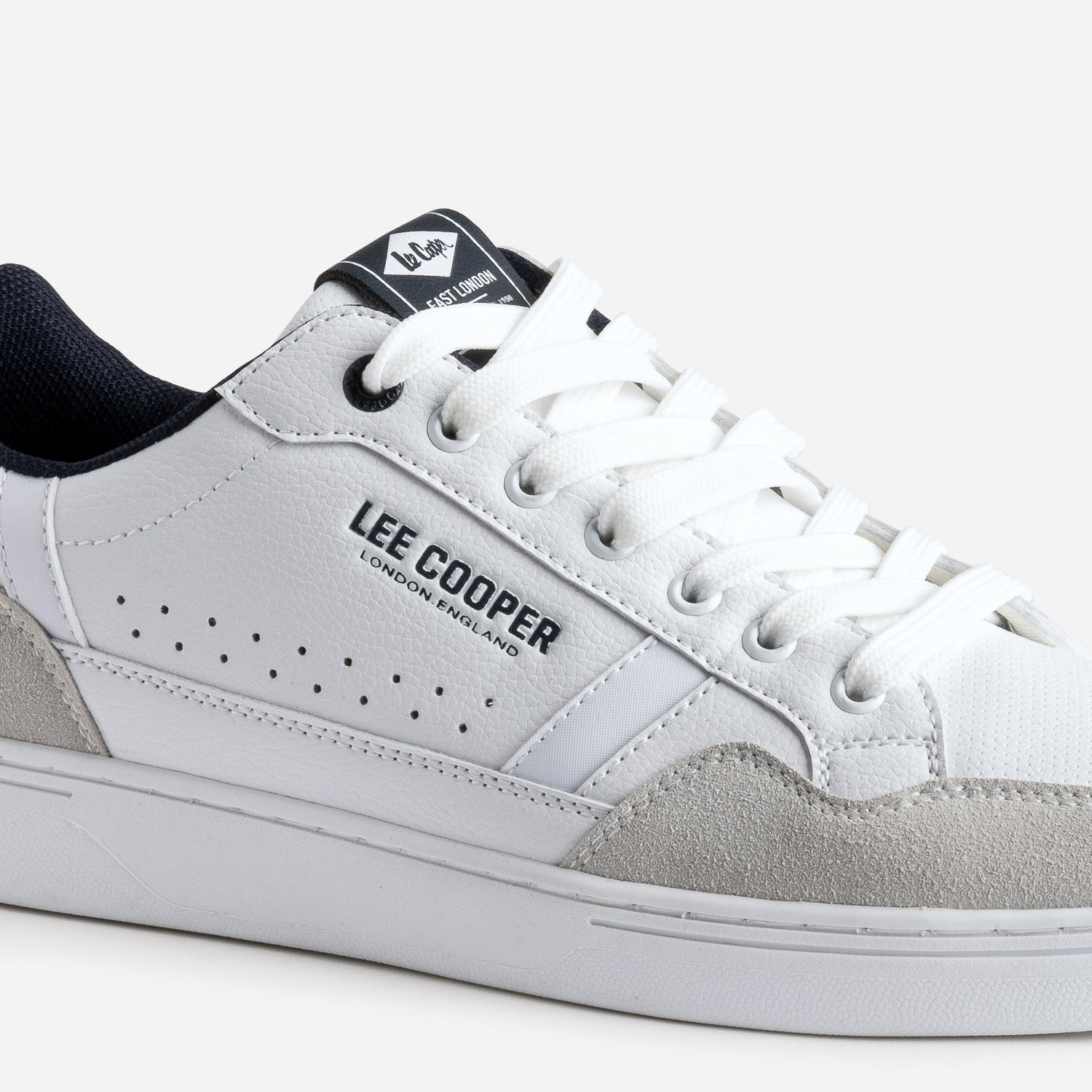 LEE COOPER white grey navy trainers Sneakers Men ERAM