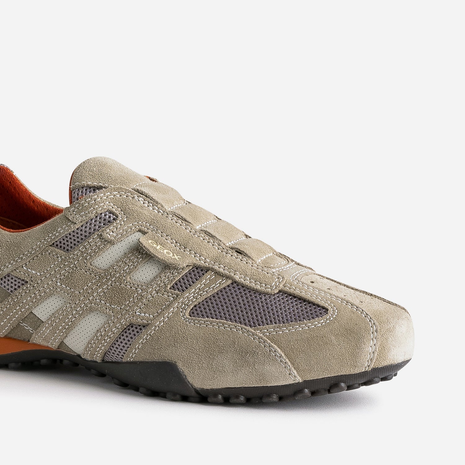 GEOX Sport beige suede trainers Sneakers Men ERAM