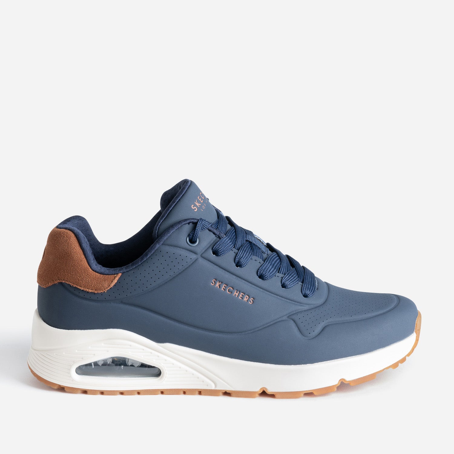 Skechers navy blue sneakers discount