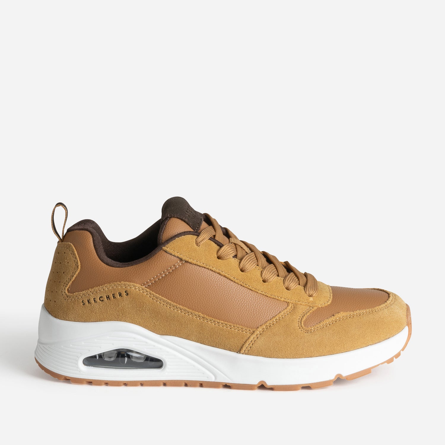 Skechers leather tennis shoes new arrivals