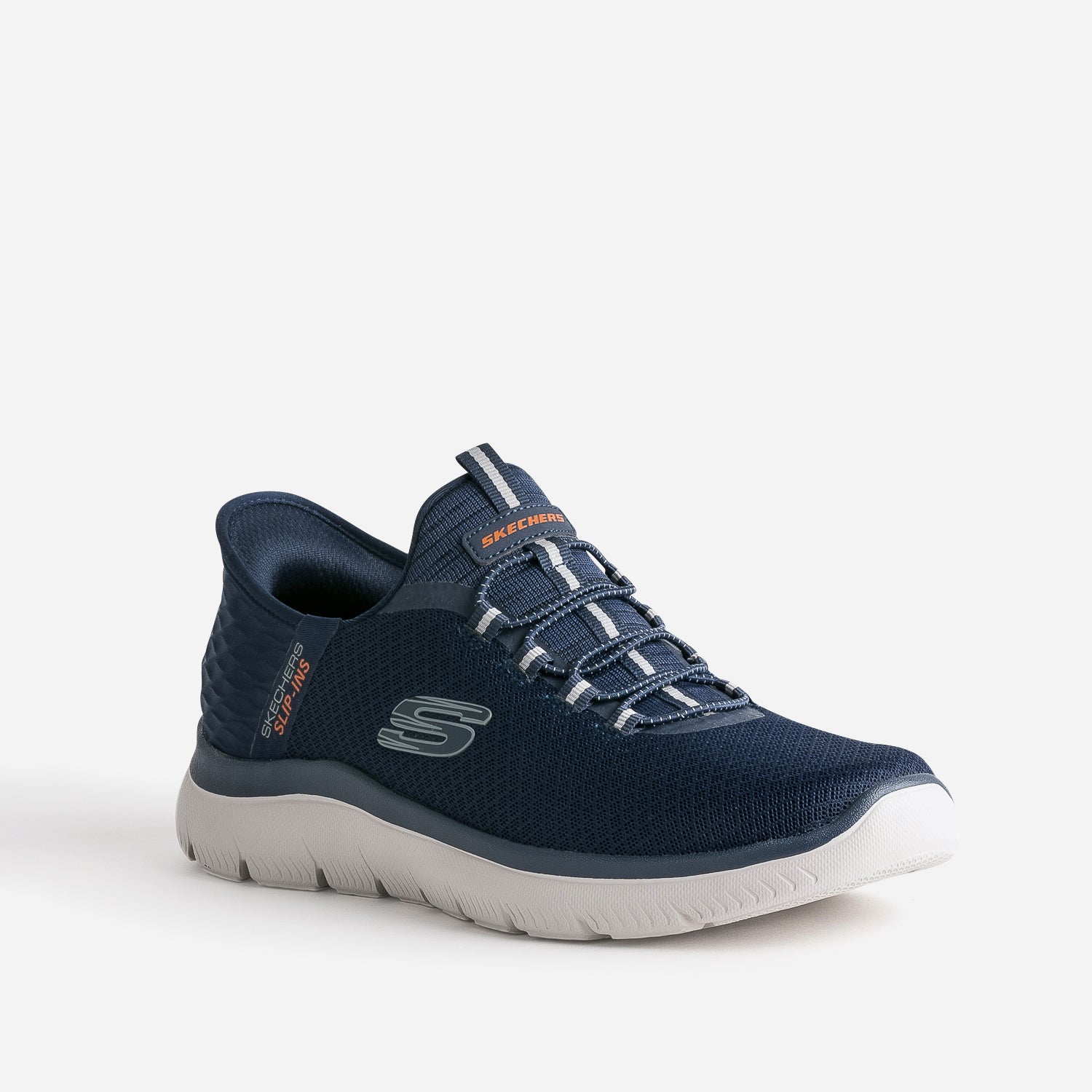 SKECHERS navy slip on trainers Sneakers Men ERAM