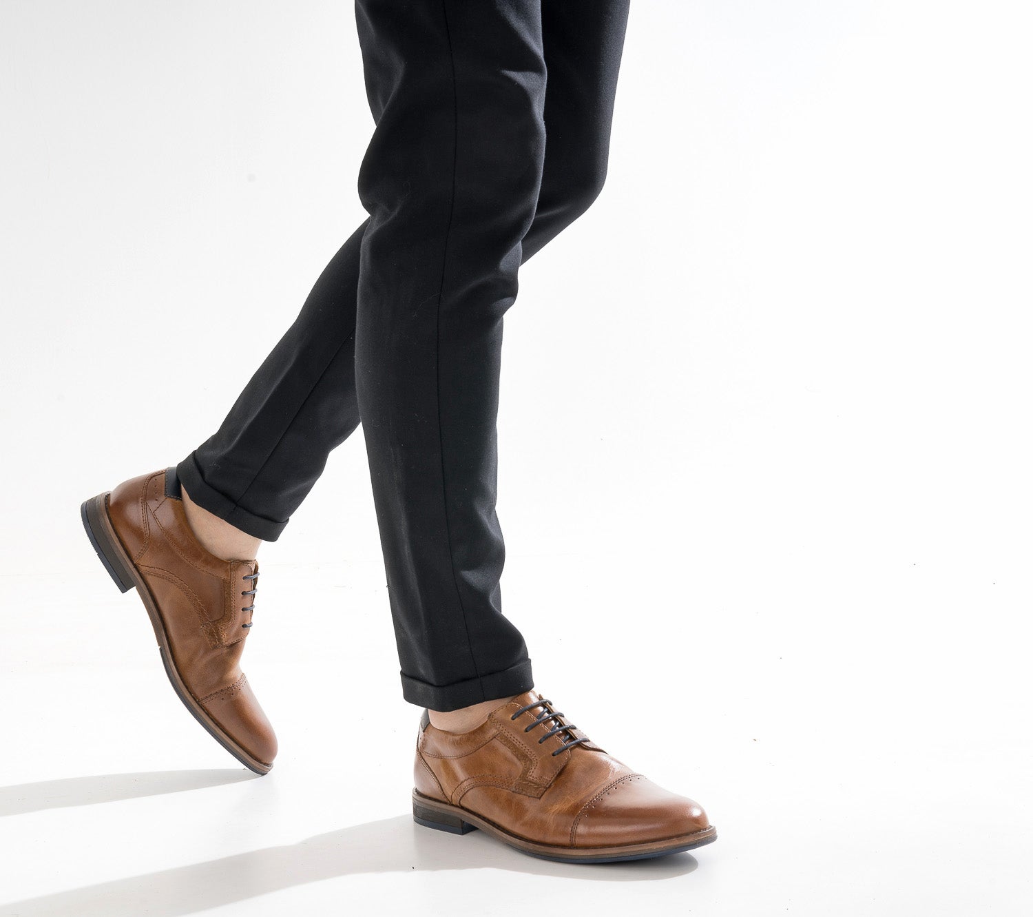 Camel leather Derbies Derby shoes Men ERAM