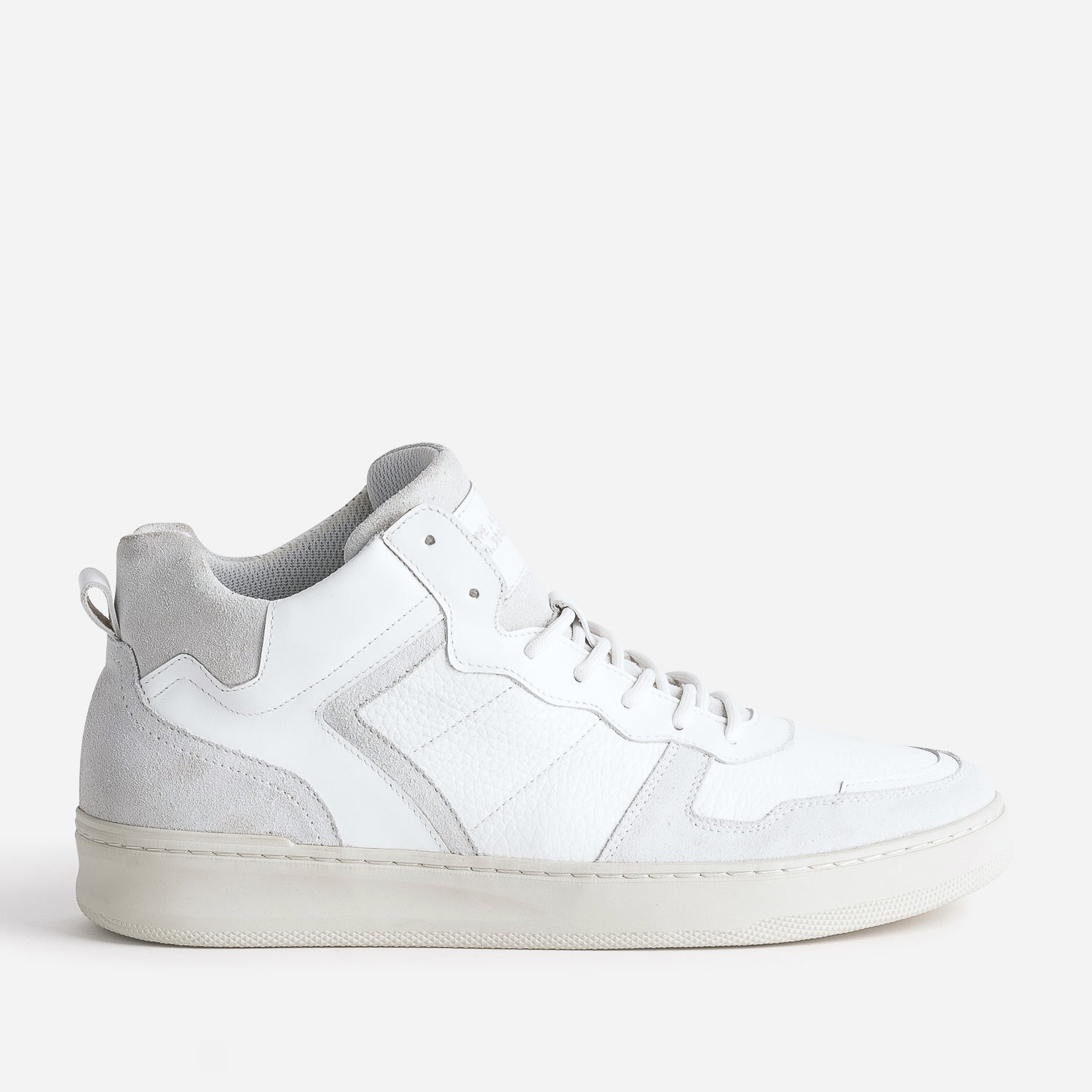 Basket blanche montante homme store