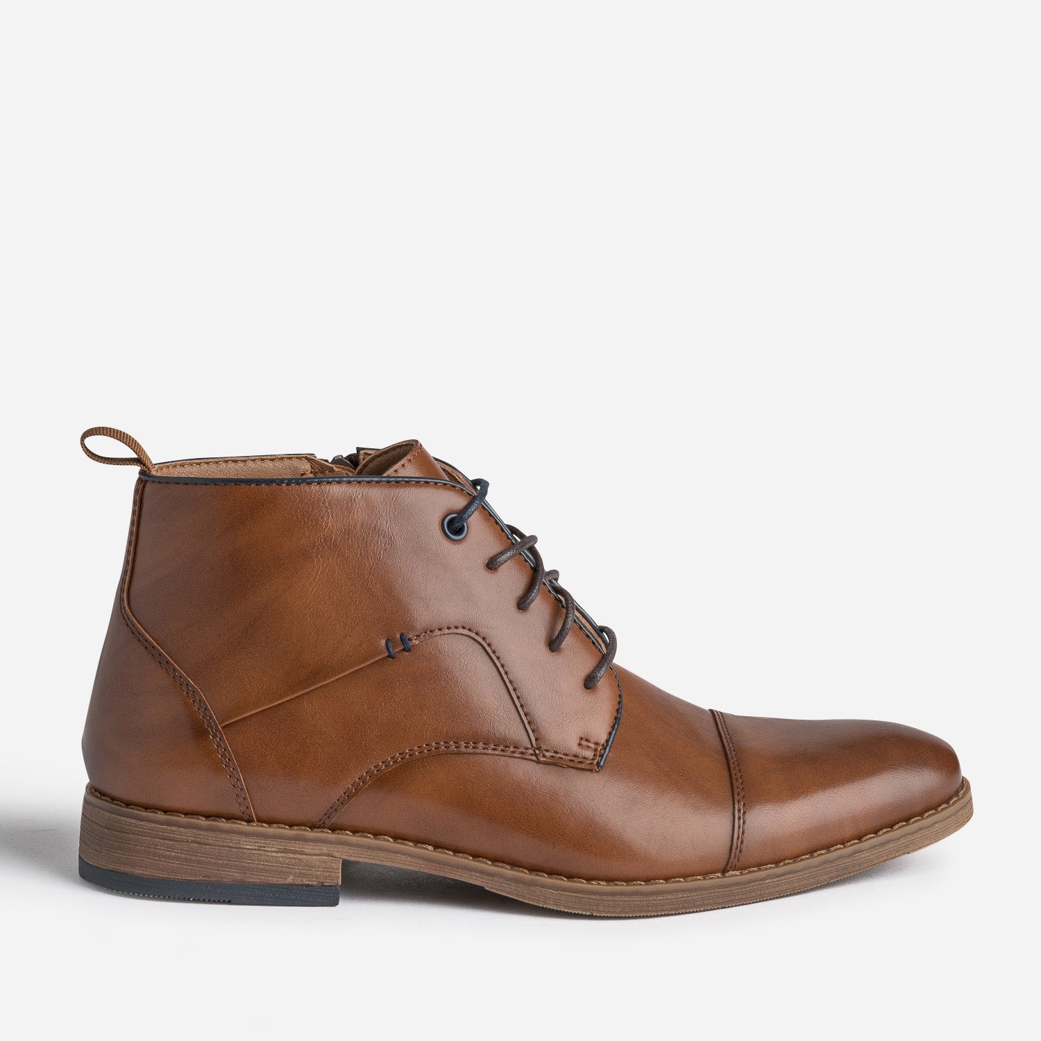 Cognac leather chukka boots Ankle boots Men ERAM