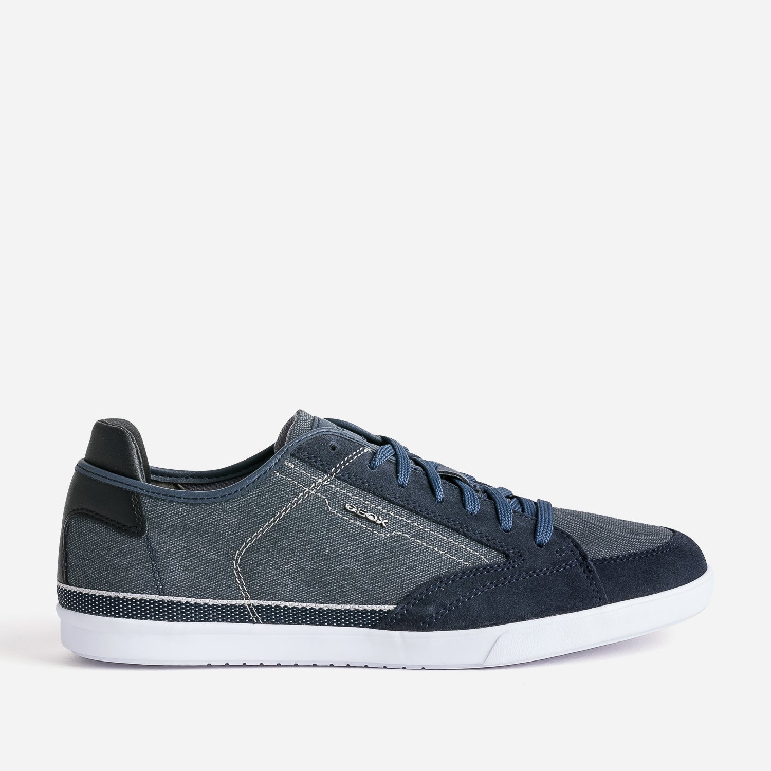 GEOX navy canvas trainers Canvas shoes Men ERAM