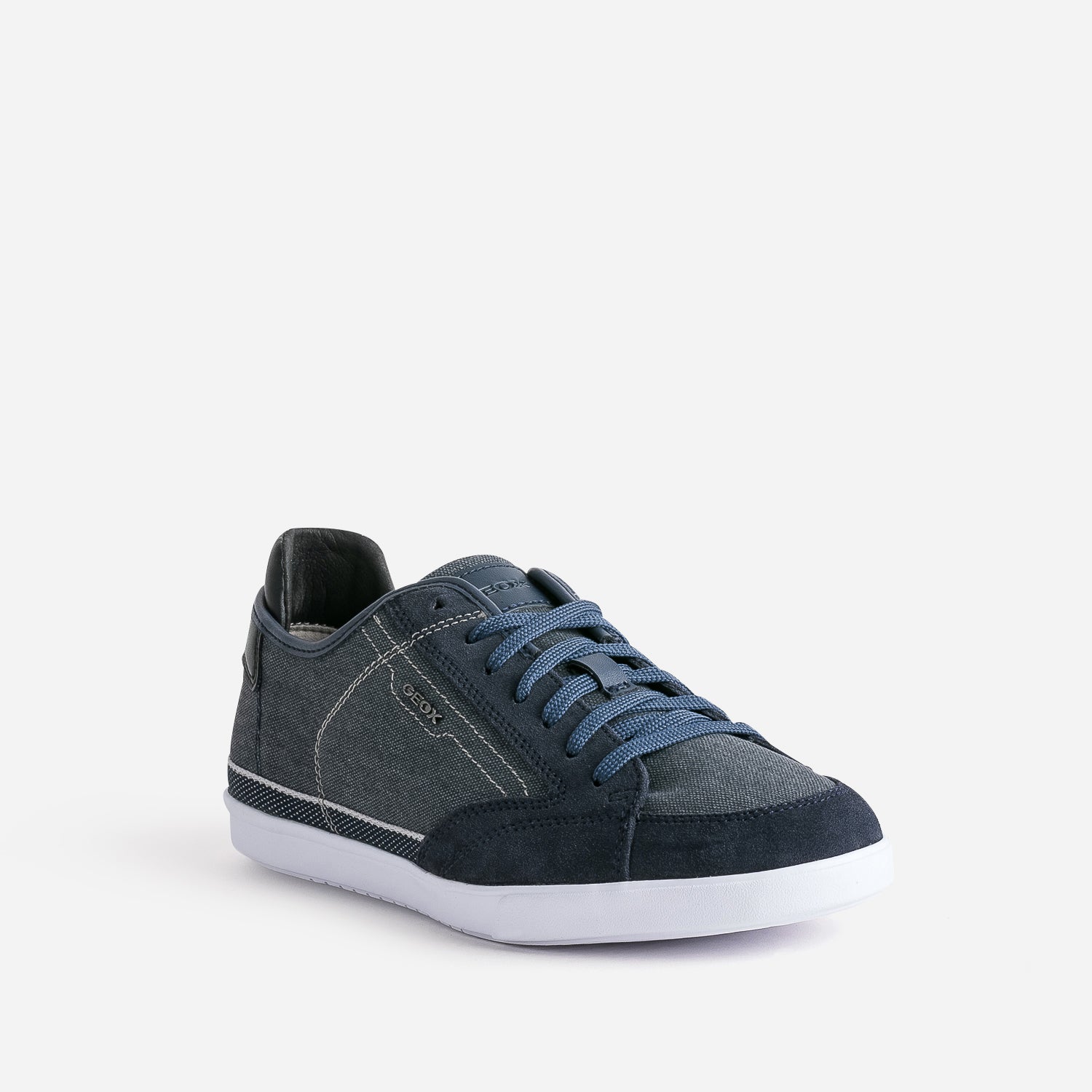 GEOX navy canvas trainers Canvas shoes Men ERAM