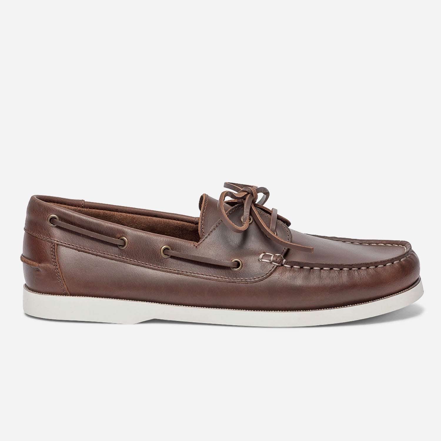 White soled deck shoes on sale