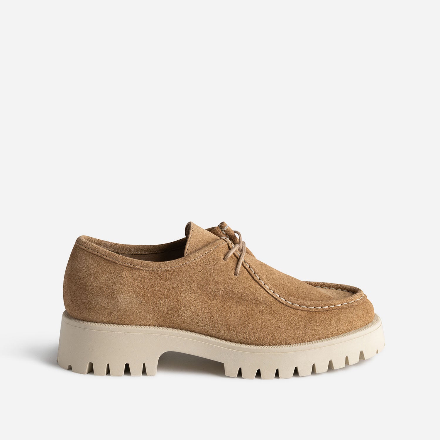 Derby femme beige clearance