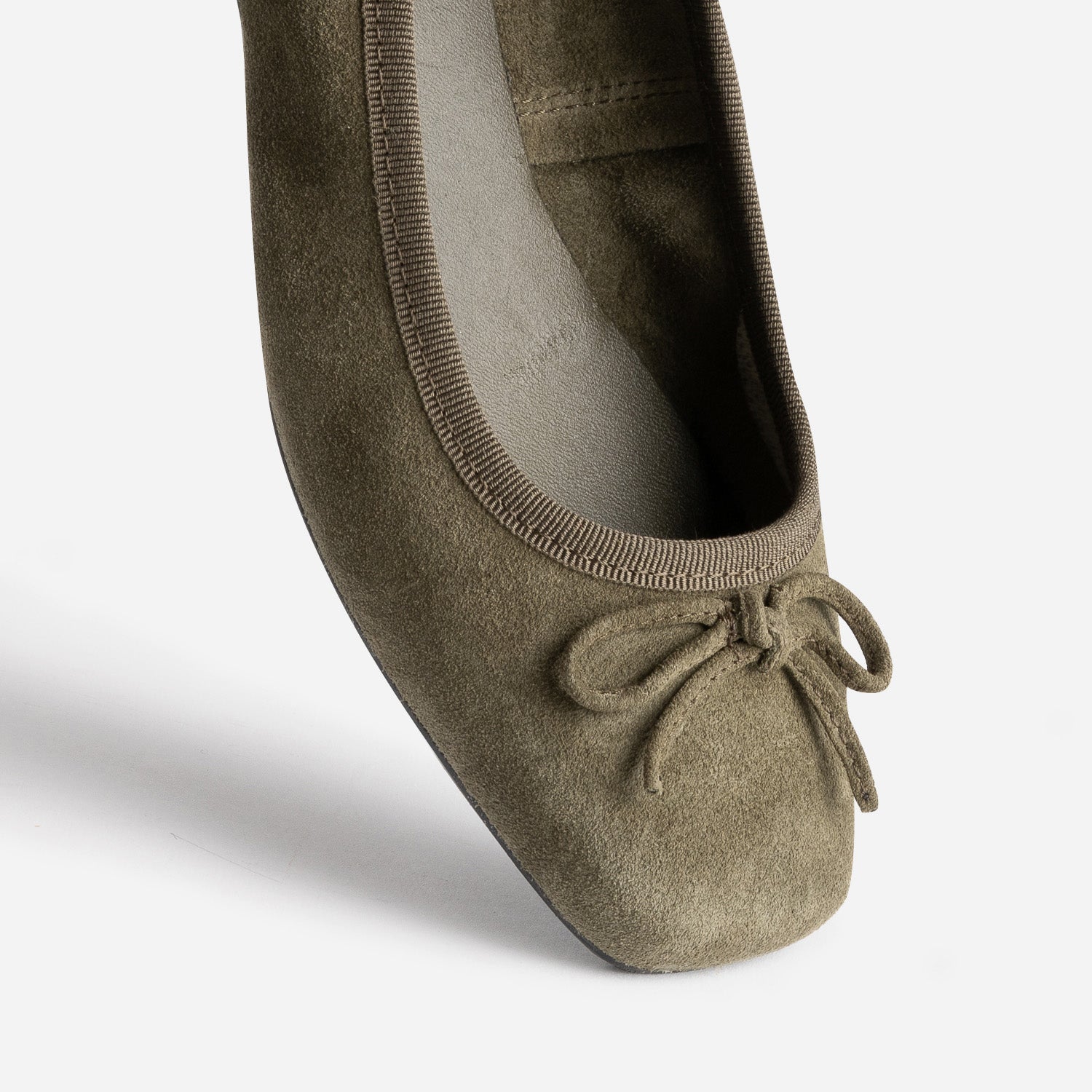 Suede ballet pumps on sale