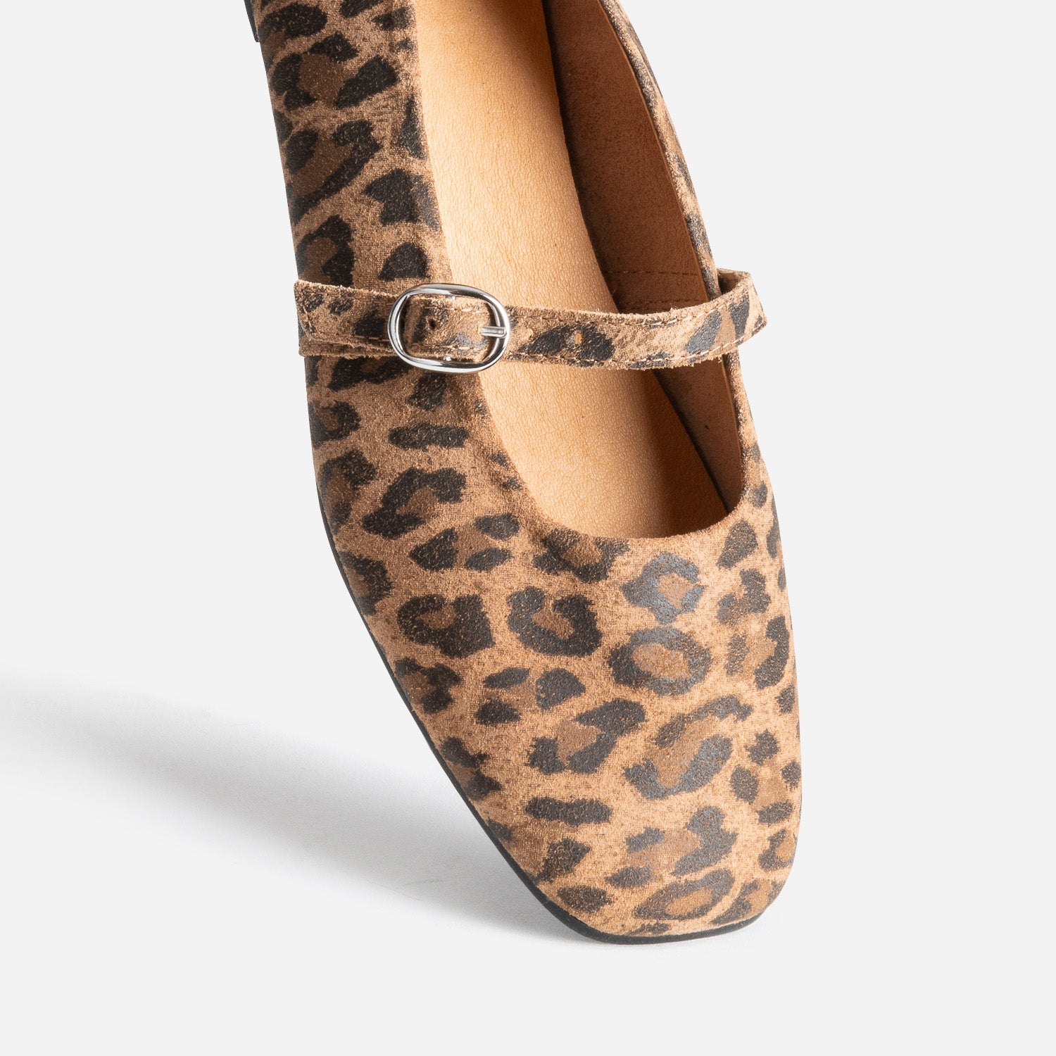Leopard print ballerina top