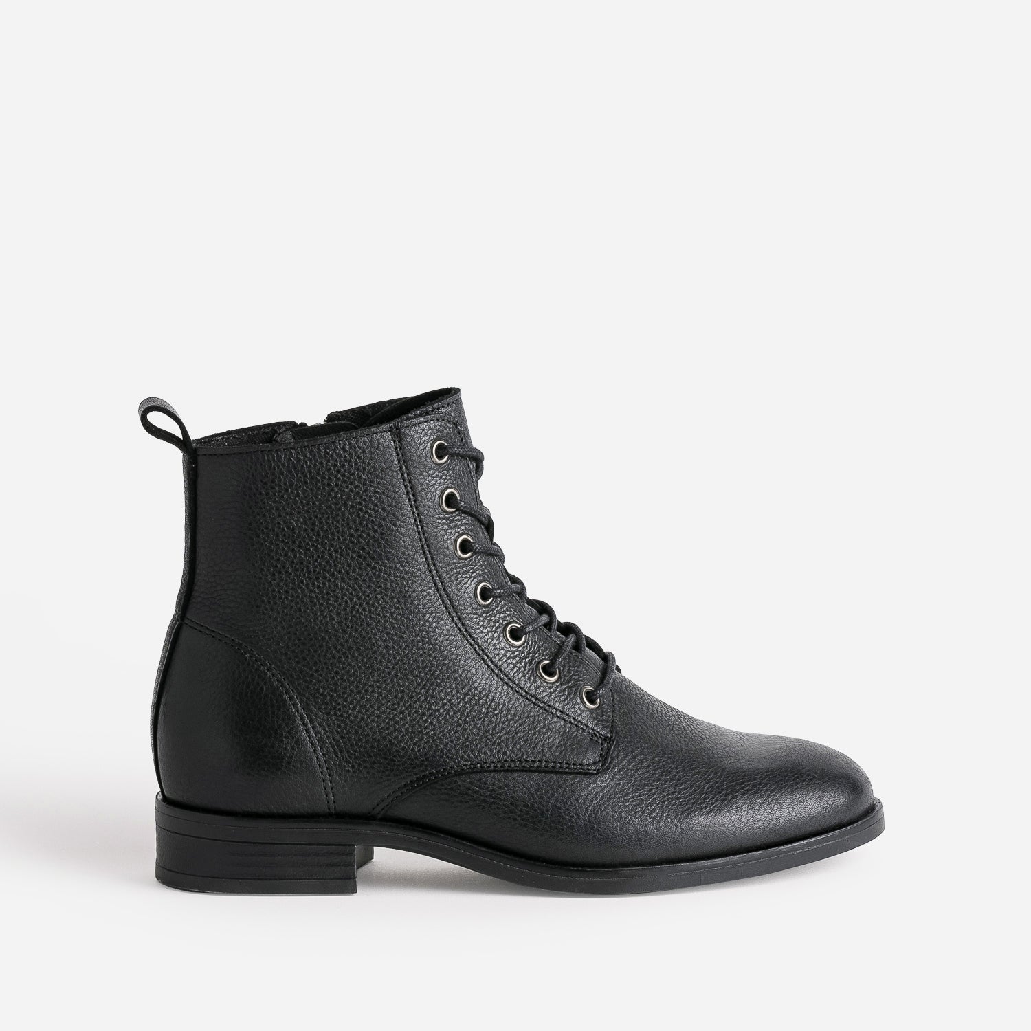 Black eco designed leather ankle boot Ankle Boots Women ERAM