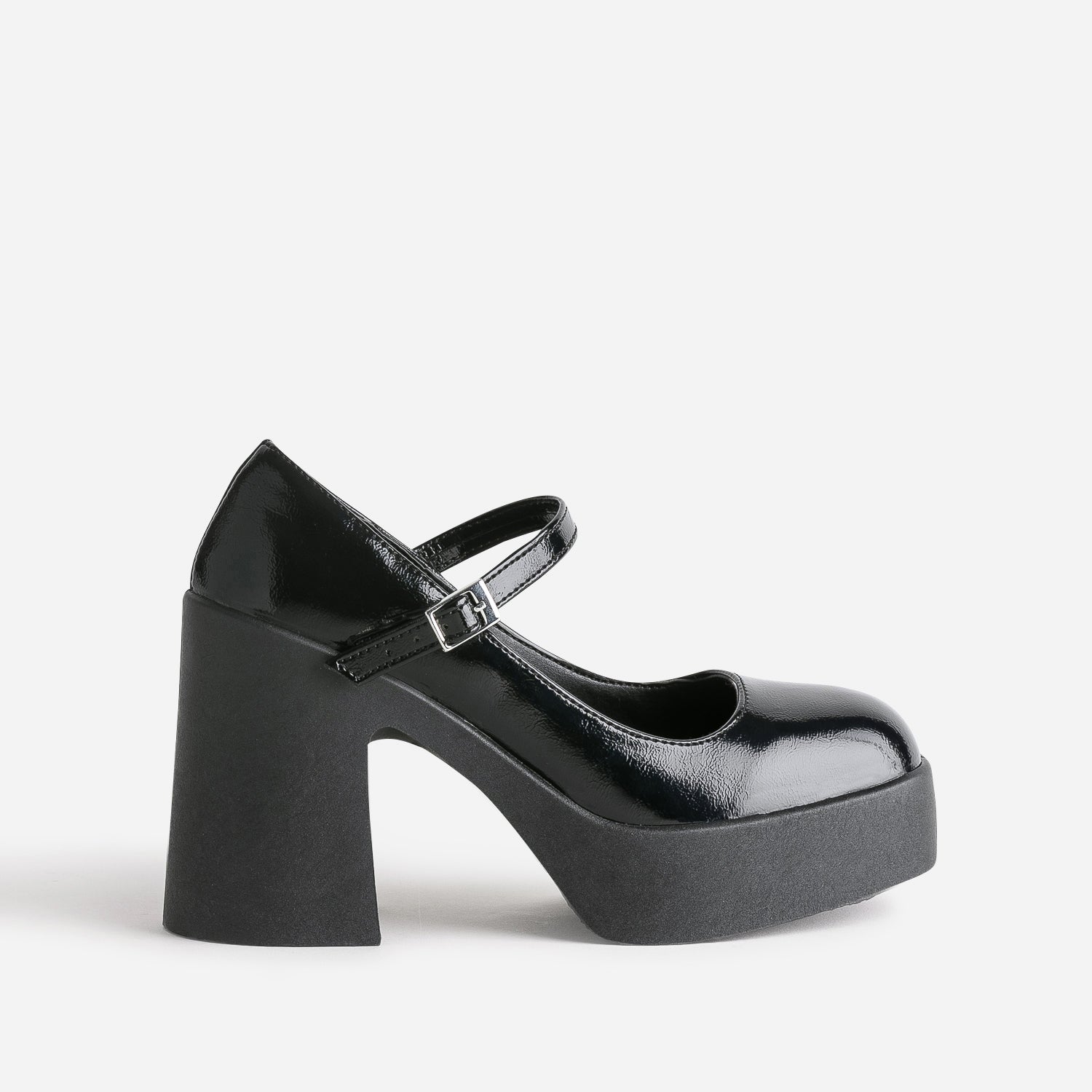 Black platform mary janes cheap