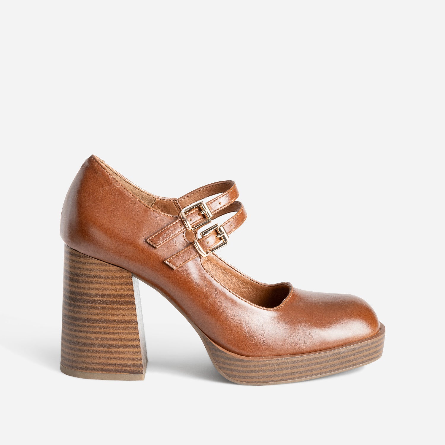 Camel Mary Janes with heels Pumps Women ERAM