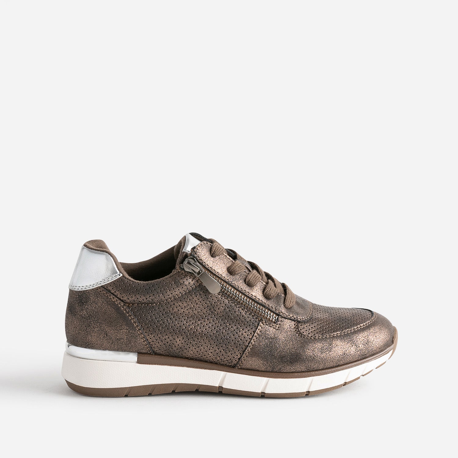 Bronze tennis shoes cheap