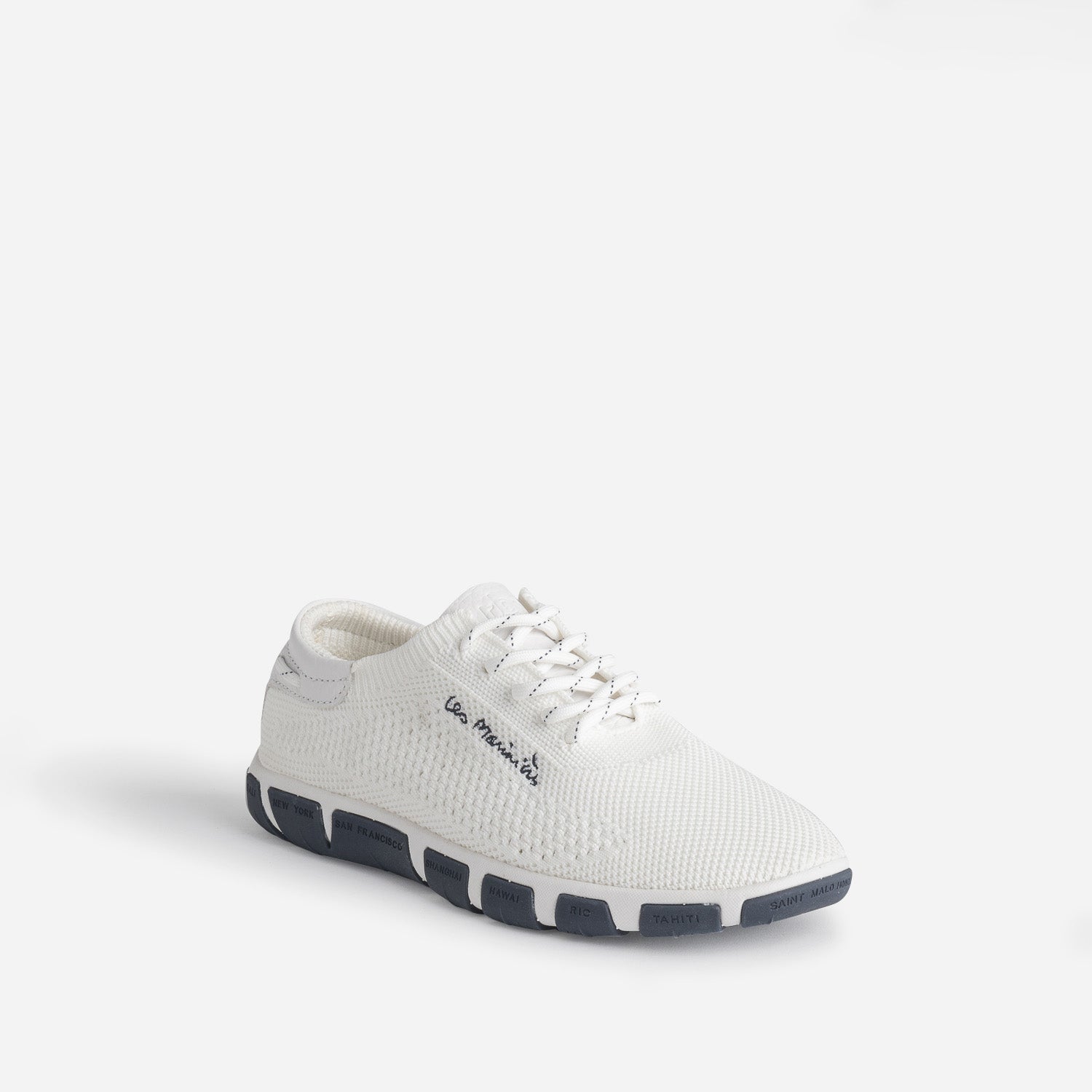 Nike white mesh trainers online