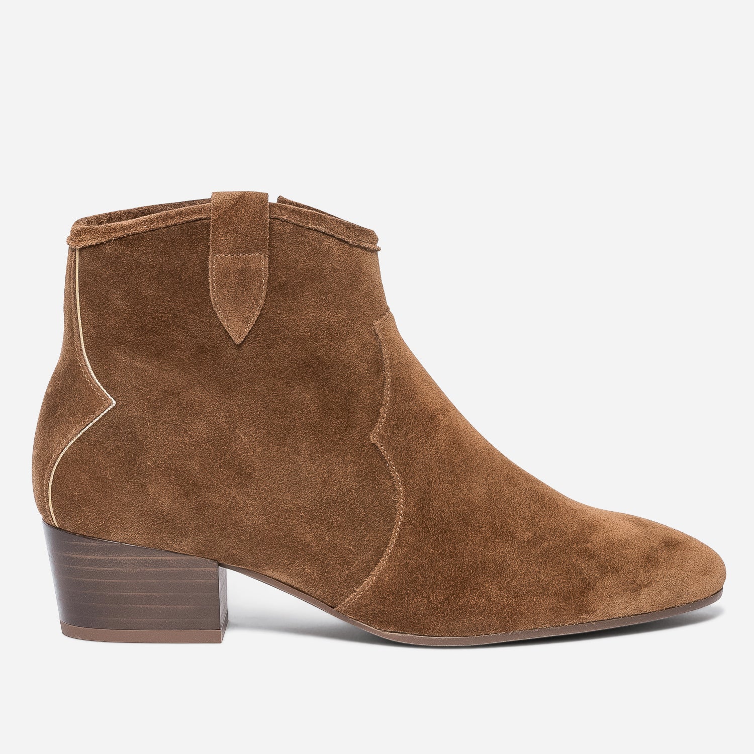 ERAM FLEX camel suede boots