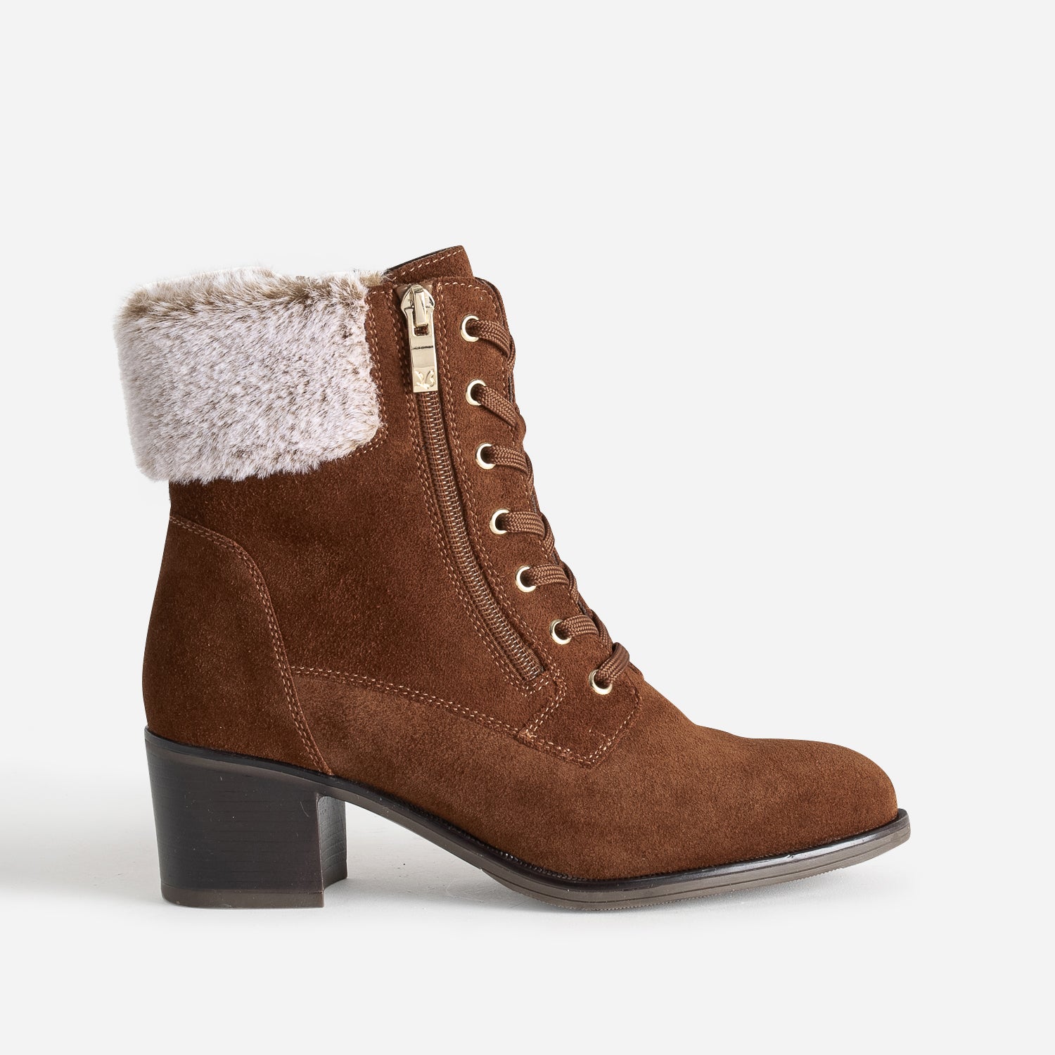 ERAM FLEX camel suede boots Ankle boots Women ERAM