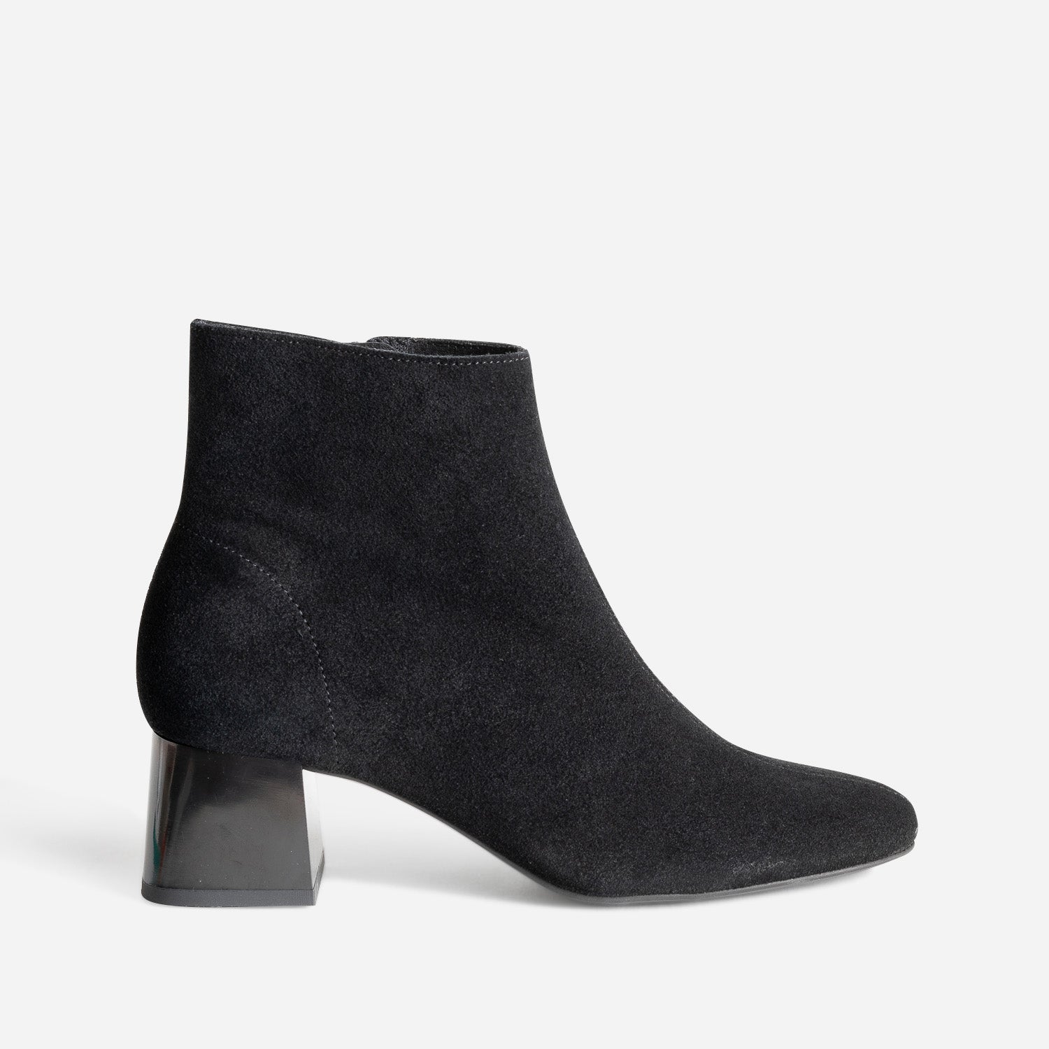 Black suede boots short on sale