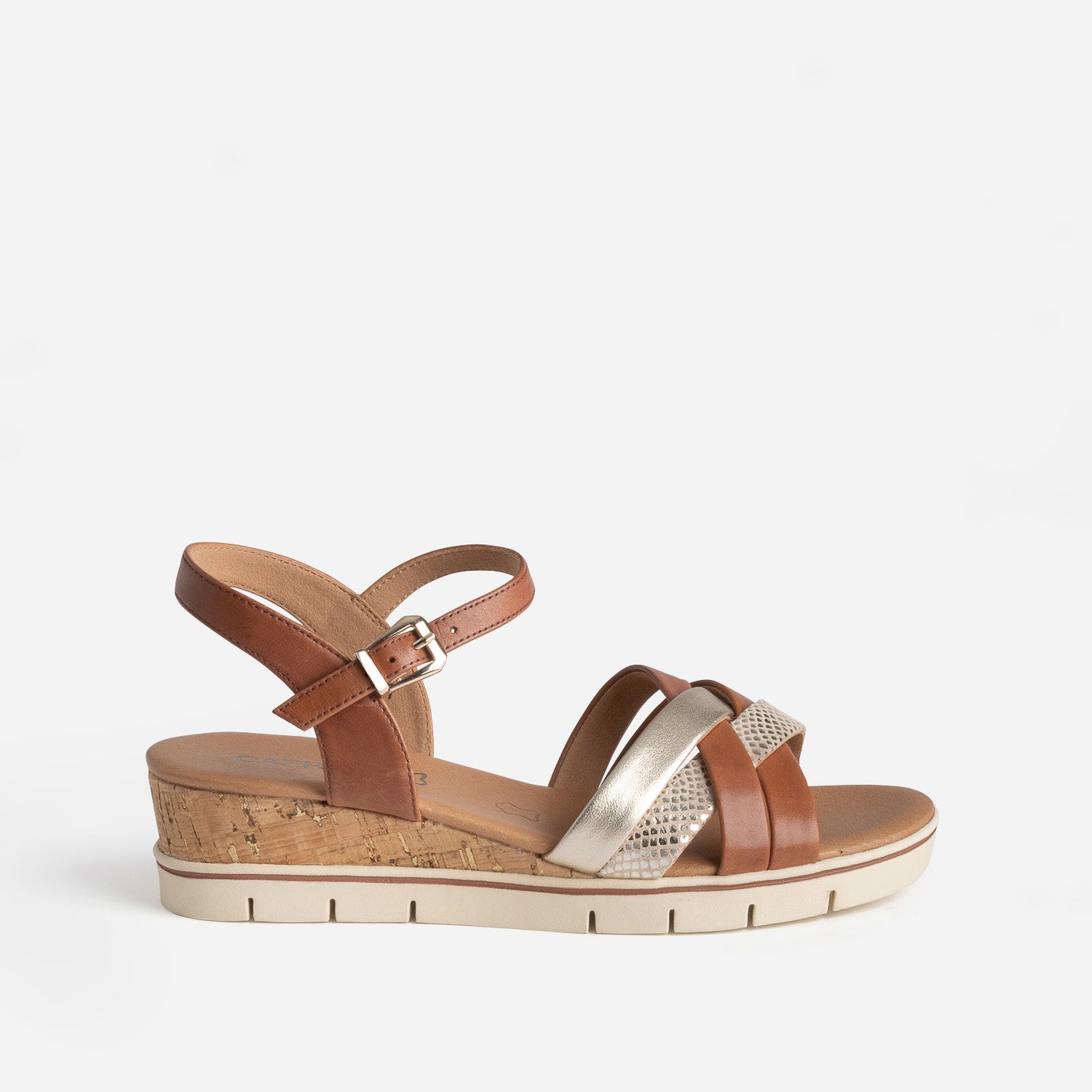 Camel color wedge sandals clearance