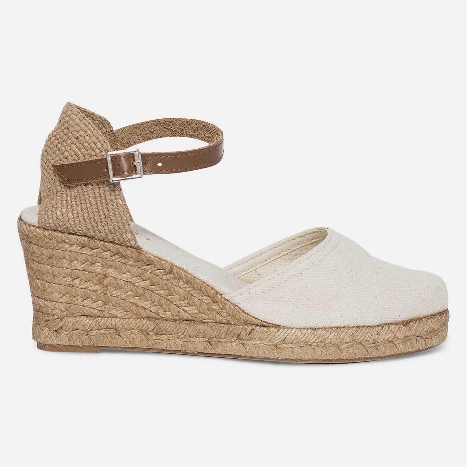 Soludos closed toe mid wedge top