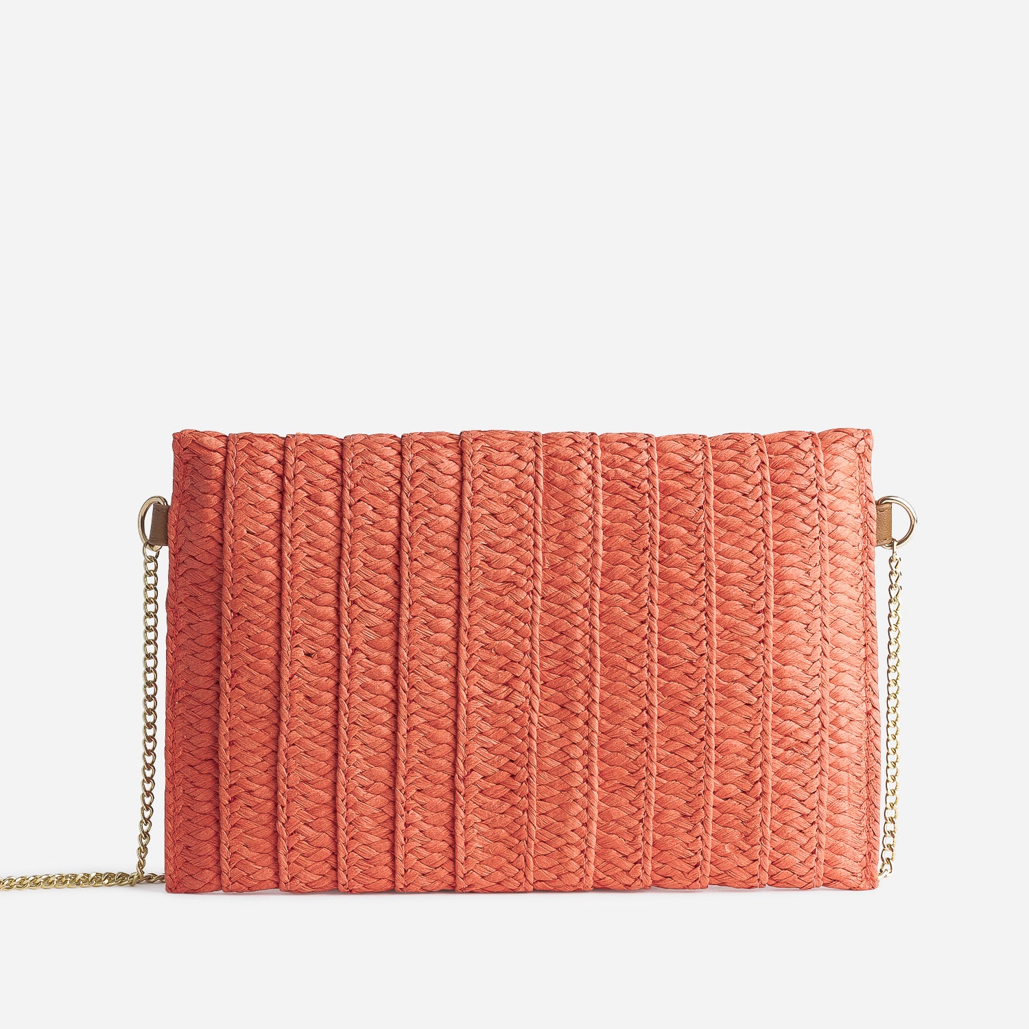 Orange red clutch bag 2025