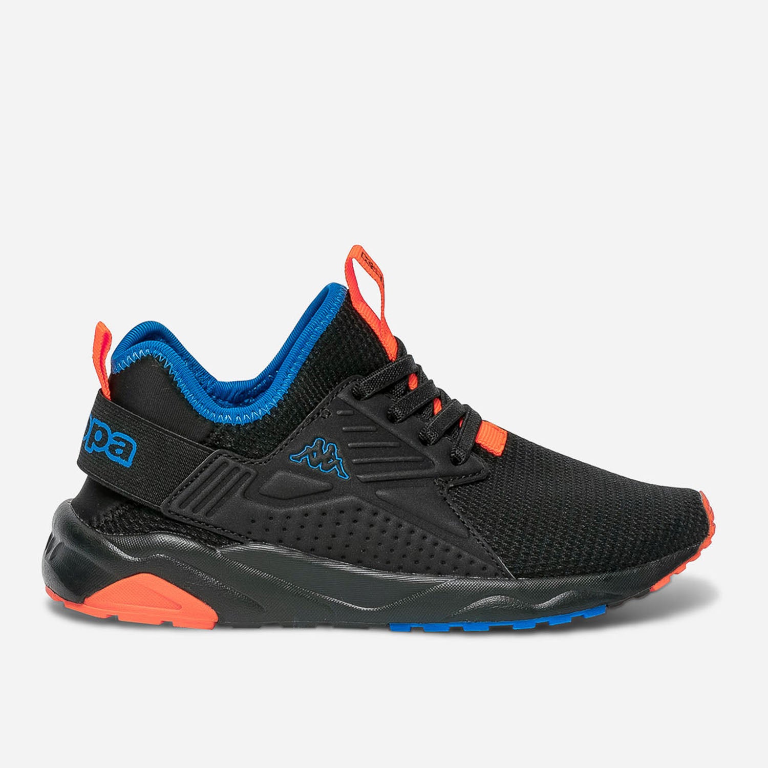 KAPPA black fluorescent orange and blue trainers Sport shoes SNEAKERS ERAM