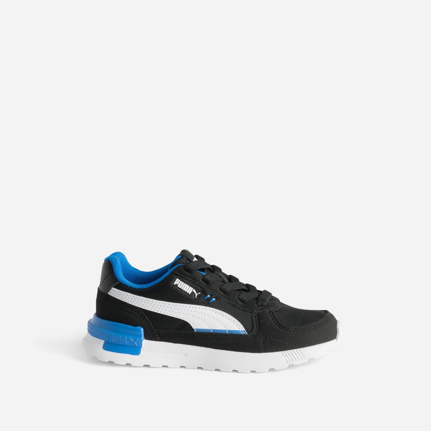 PUMA sneakers black white blue mix materials Sport shoes SNEAKERS ERAM