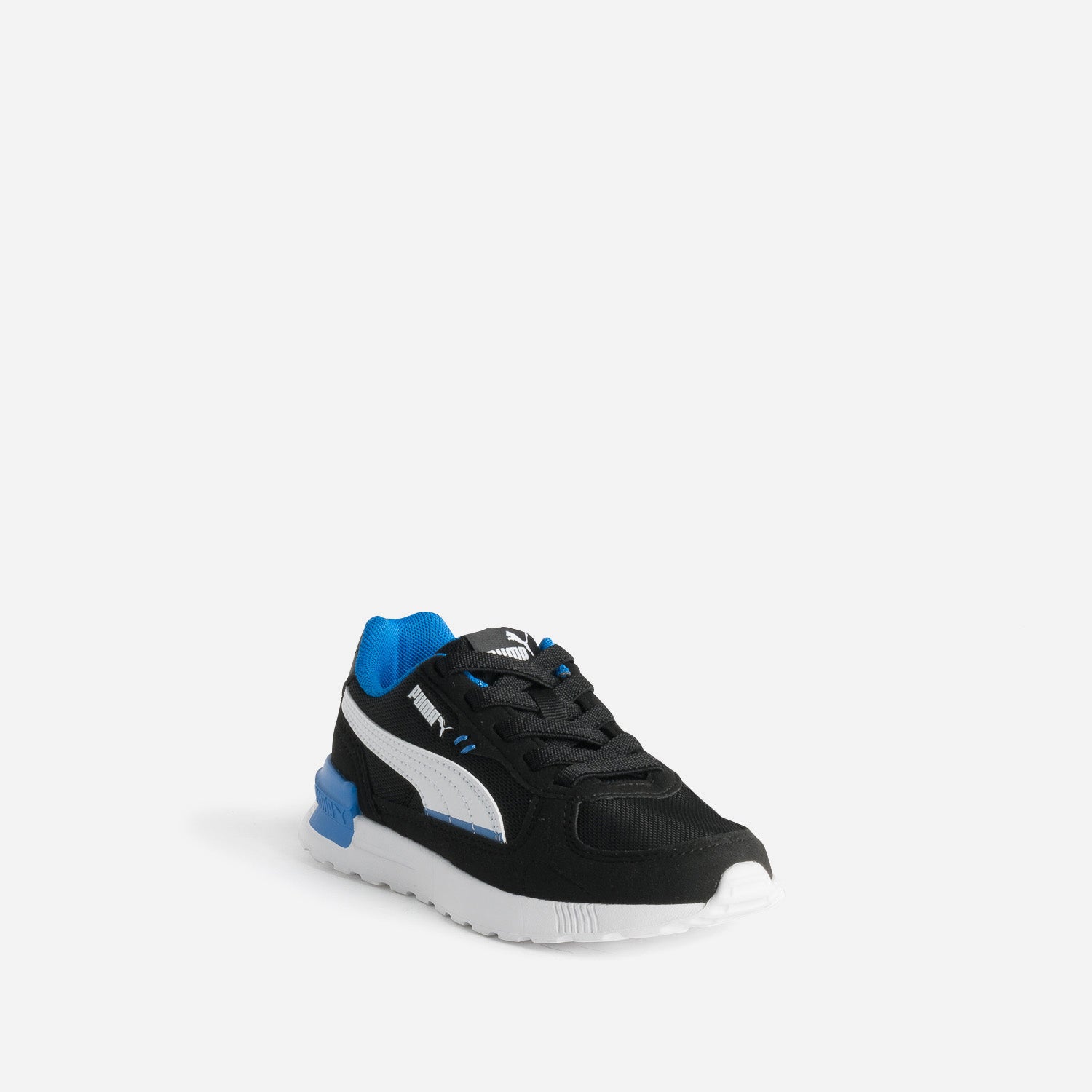 PUMA sneakers black white blue mix materials Sport shoes SNEAKERS ERAM