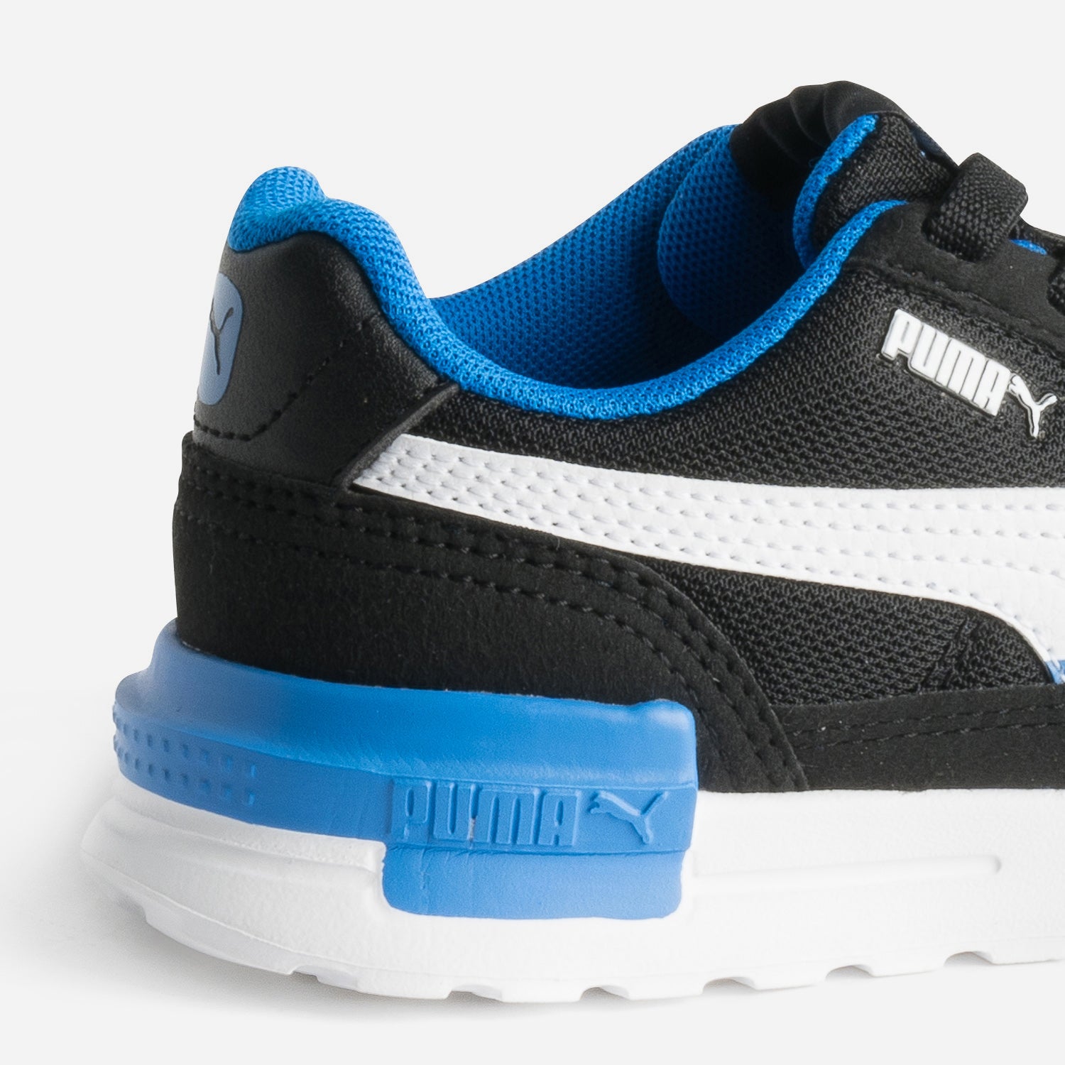 PUMA sneakers black white blue mix materials Sport shoes SNEAKERS ERAM