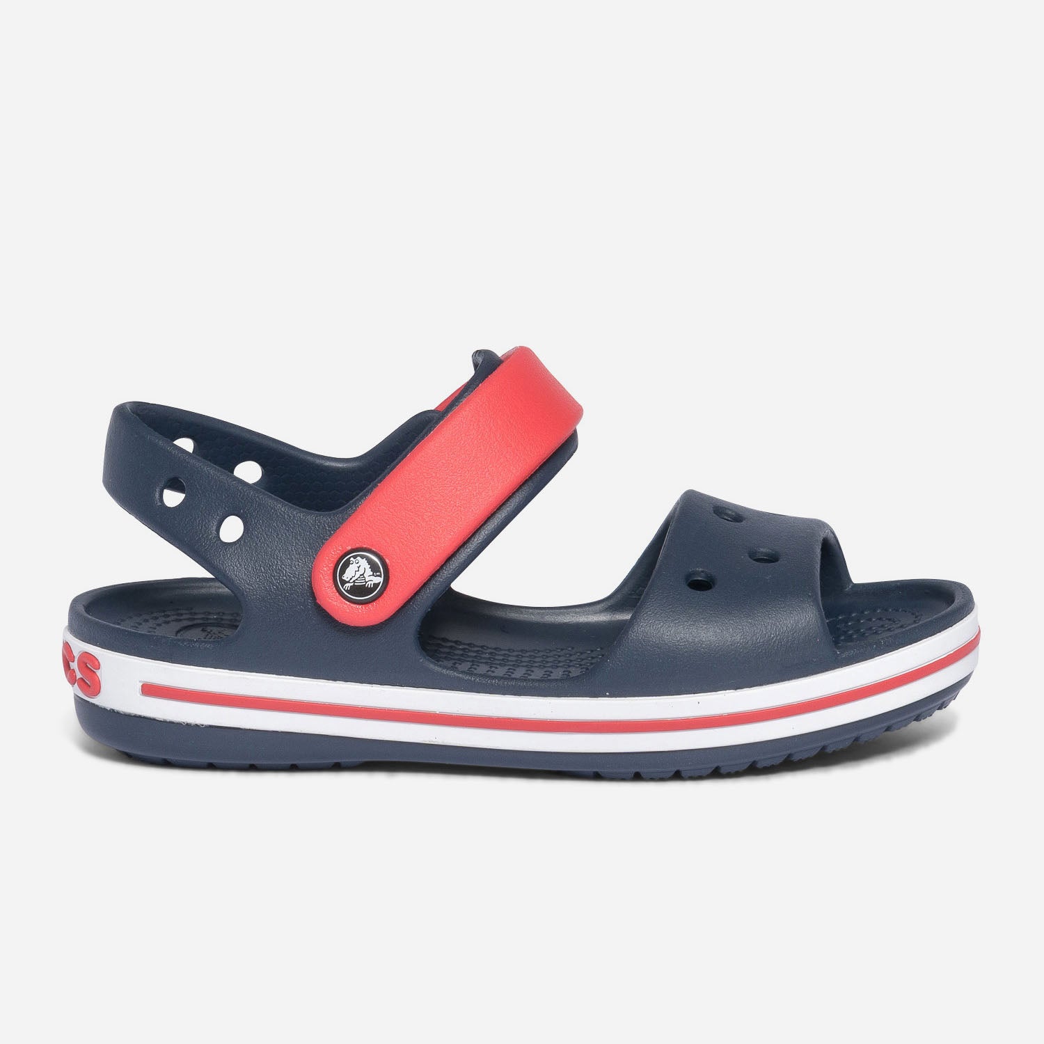CROCS navy blue and red sandal Sandals SNEAKERS ERAM