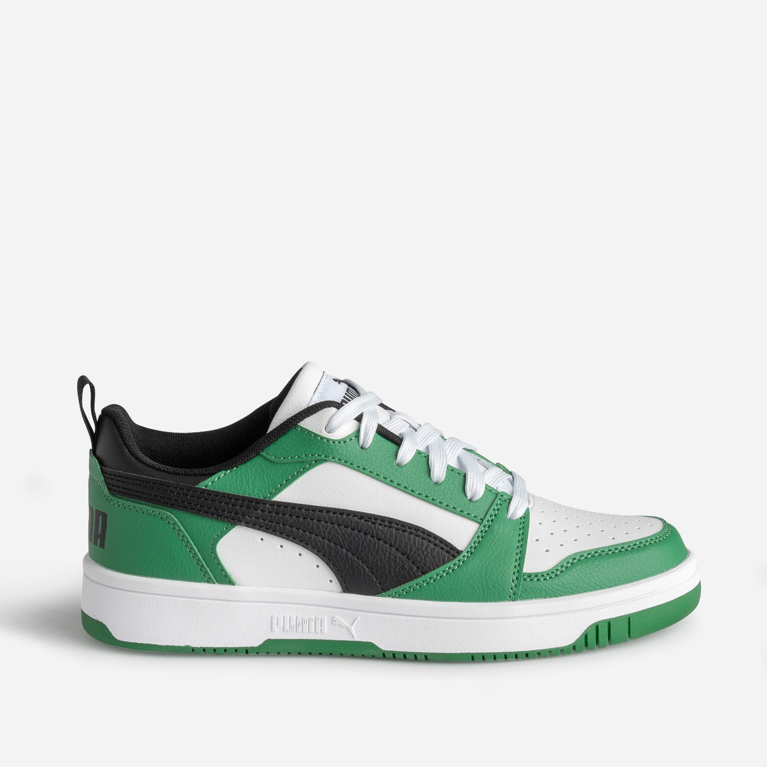 PUMA White green and black trainers Sport shoes SNEAKERS ERAM