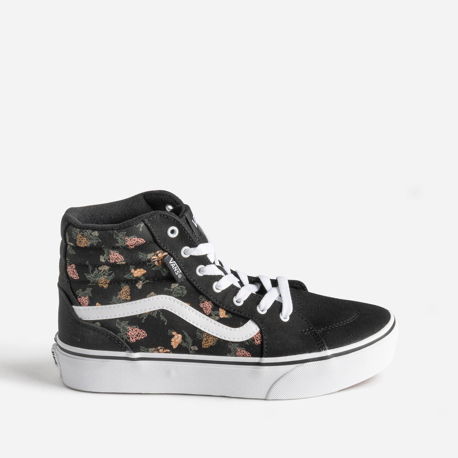 Girl vans black online